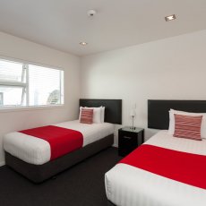 View of the second Bedroom in the 2 bedroom room at The Dawson Motel.